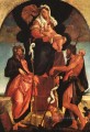 Madonna And Child With Saints Jacopo Bassano